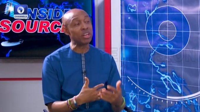 Prof. Chidi Odinkalu appearing live on Inside Sources with Laolu Akande on Channels TV, on Thursday, July 26, 2024. Photo: Screen grab from Channels TV