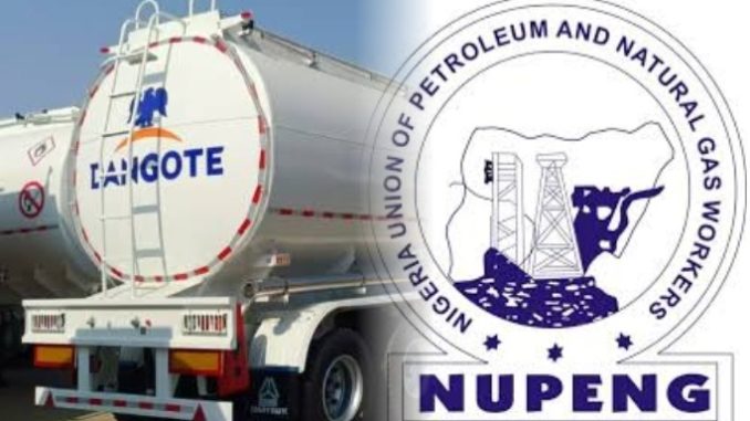 Dangote-NUPENG Dangote